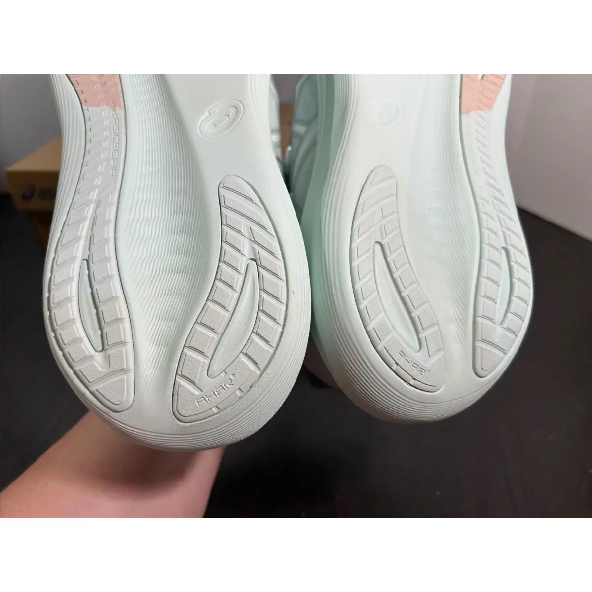 Asics shoes - White, Green 13
