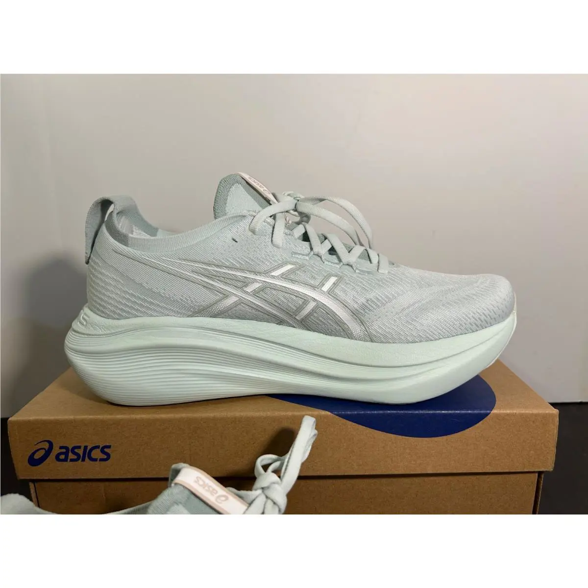 Asics shoes - White, Green 1