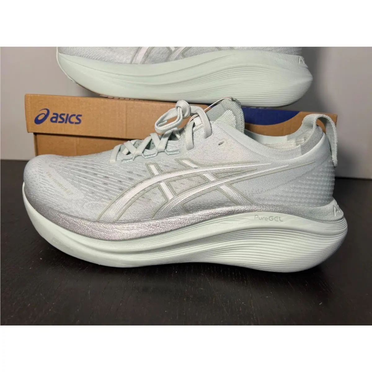 Asics shoes - White, Green 5