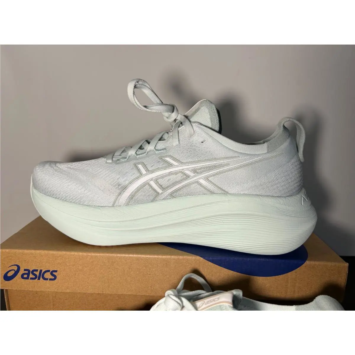 Asics shoes - White, Green 6