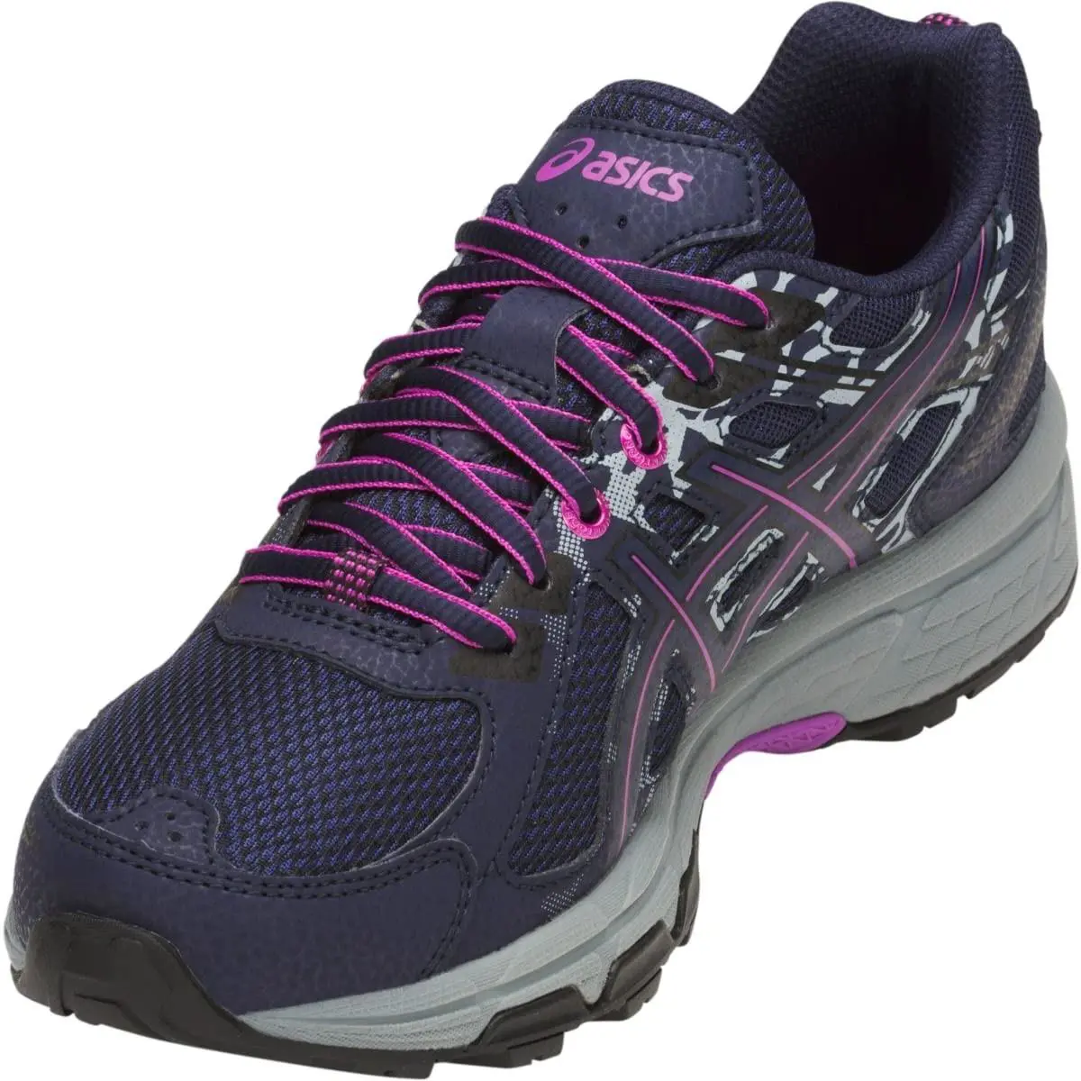 Asics Women`s Gel-venture 6 Peacoat/orchid Running Shoe 7 M US