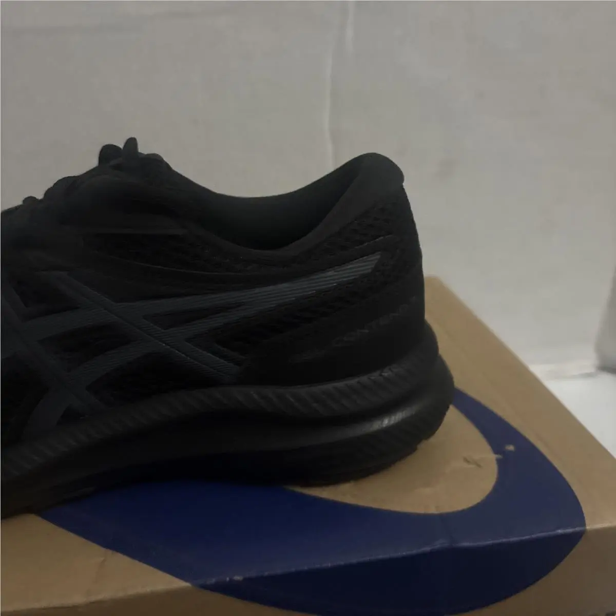 Asics shoes - Asics GEL Contend 7 - GEL Contend - 1011B039-001 - Black, Secondary s: Black Gray Grey (UPC: 194851385659) 9