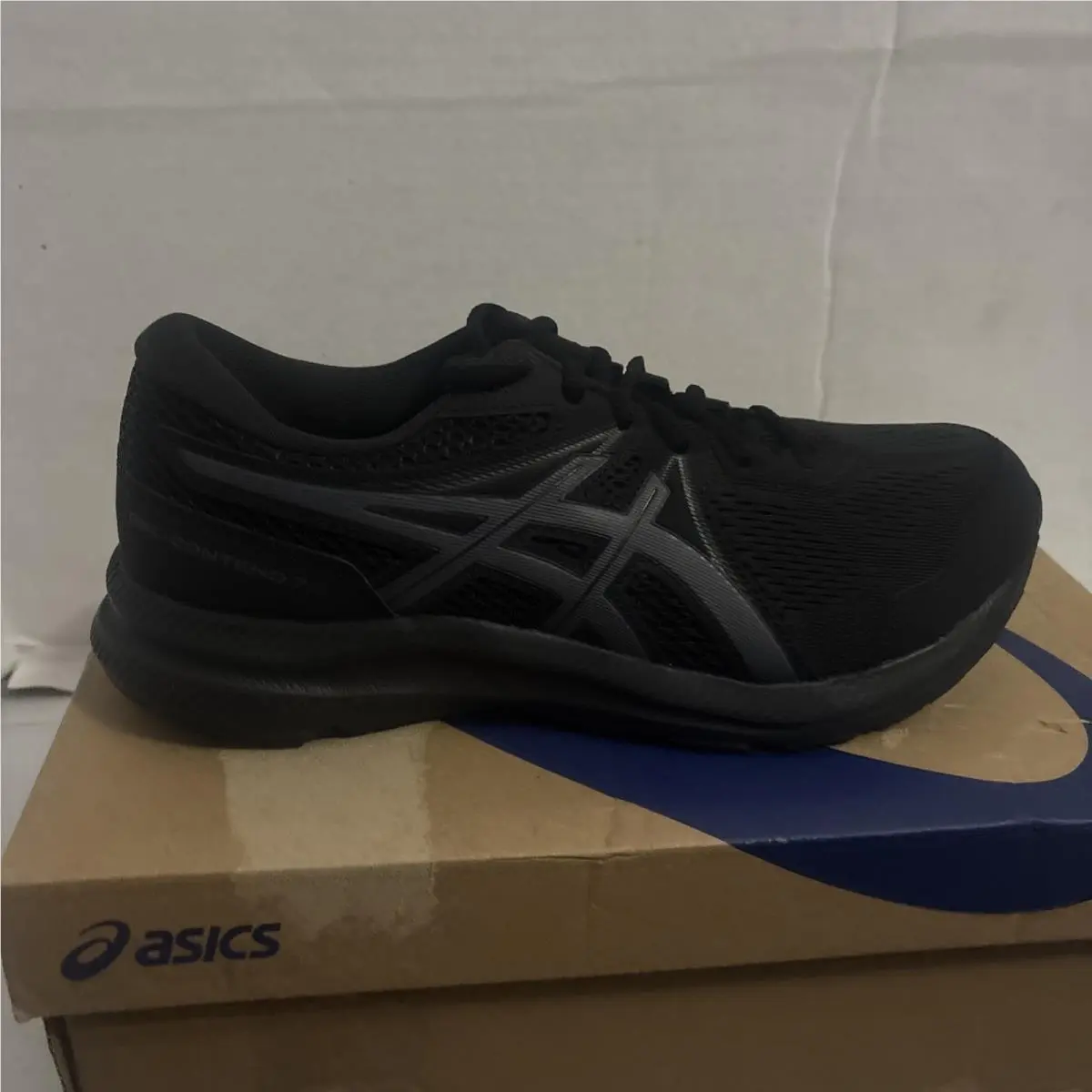 Asics shoes - Asics GEL Contend 7 - GEL Contend - 1011B039-001 - Black, Secondary s: Black Gray Grey (UPC: 194851385659) 13