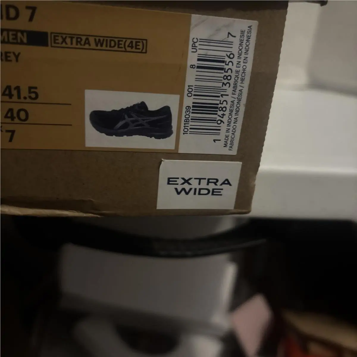 Asics shoes - Asics GEL Contend 7 - GEL Contend - 1011B039-001 - Black, Secondary s: Black Gray Grey (UPC: 194851385659) 1