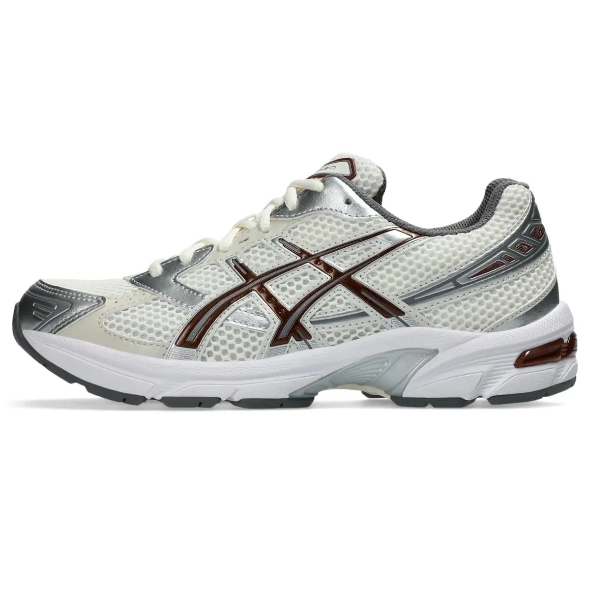 Asics Women`s GEL-1130 1202A164-119 Shoes Size 7W Cream/reddish Brown
