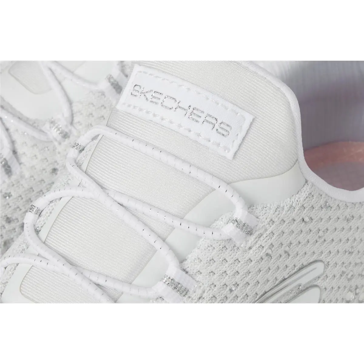Skechers shoes - 150273 - 150273/150273W-BKRG - white silver wsl 4