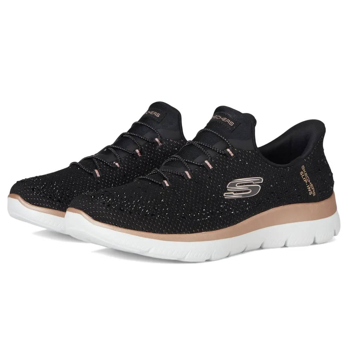 Skechers shoes - 150273 - 150273/150273W-BKRG - black rose gold bkrg 9