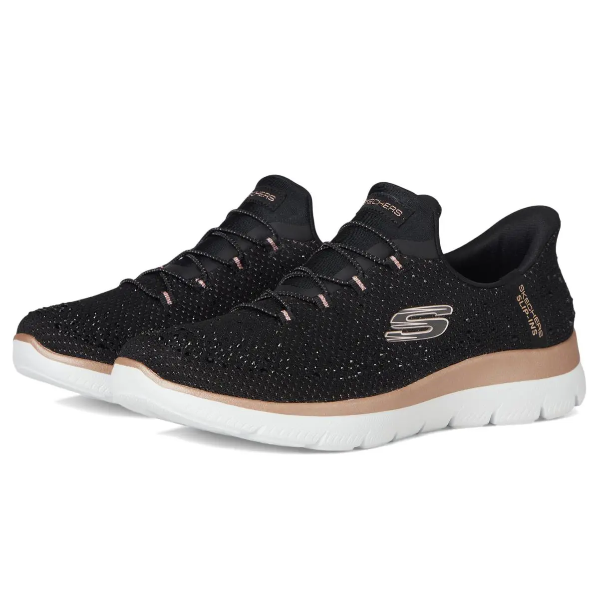 Skechers shoes - 150273 - 150273/150273W-BKRG - white silver wsl 15