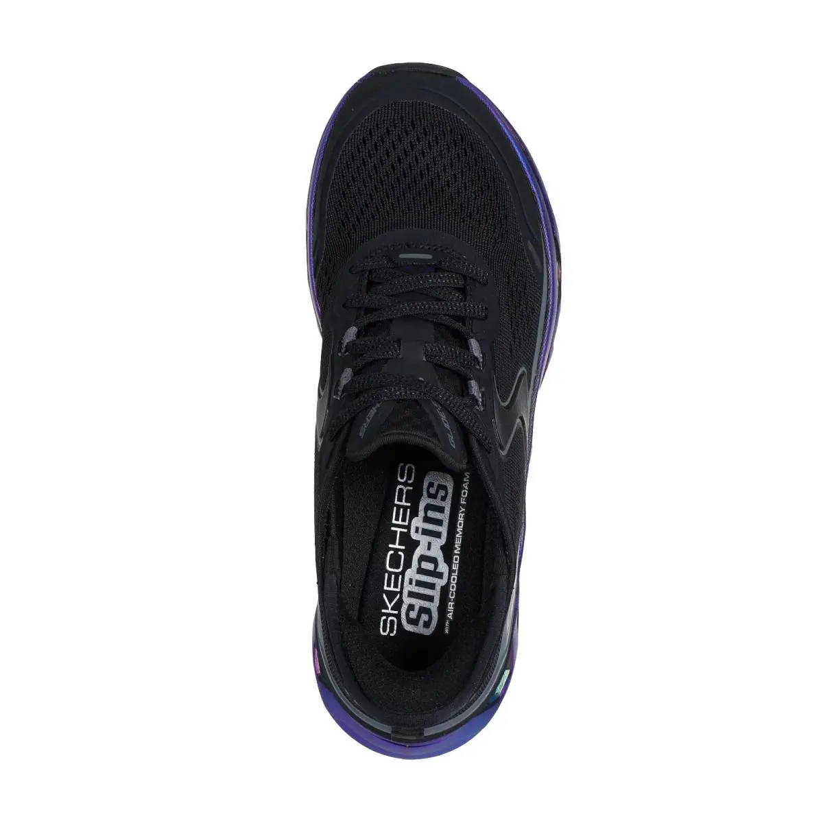 Skechers shoes - Skechers Slip-ins: Glide-Step Altus - Midnight Glow - Black / Purple 2
