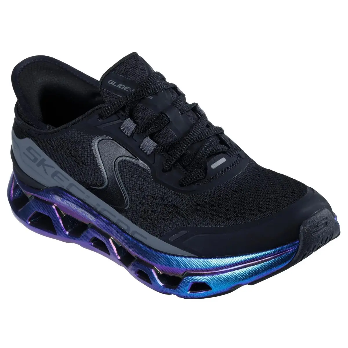 Skechers shoes - Skechers Slip-ins: Glide-Step Altus - Midnight Glow - Black / Purple 4