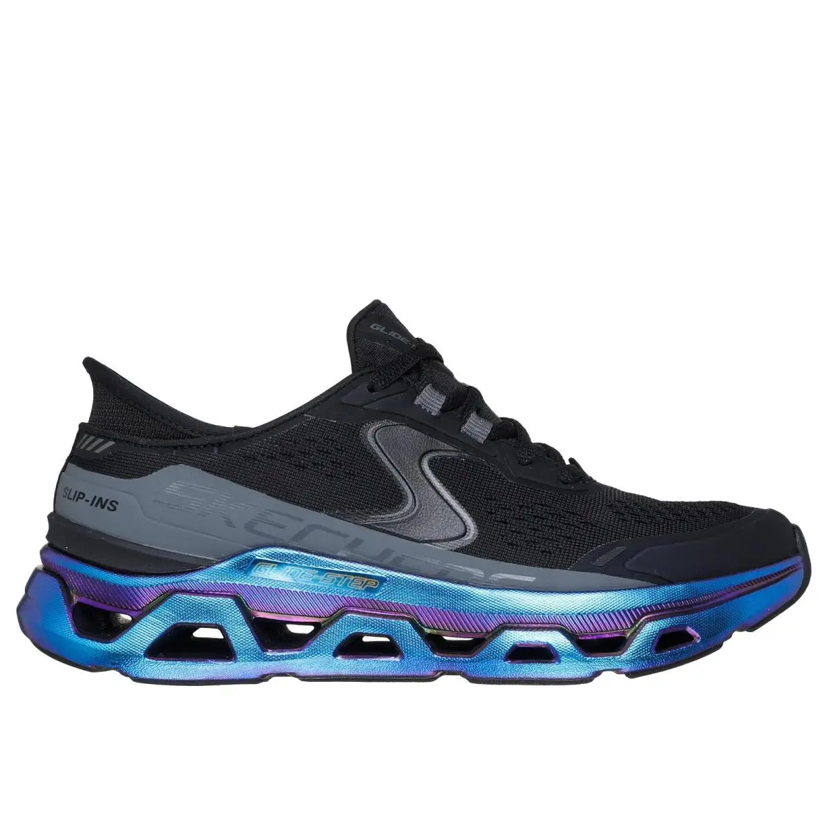 Skechers shoes - Skechers Slip-ins: Glide-Step Altus - Midnight Glow - Black / Purple 5