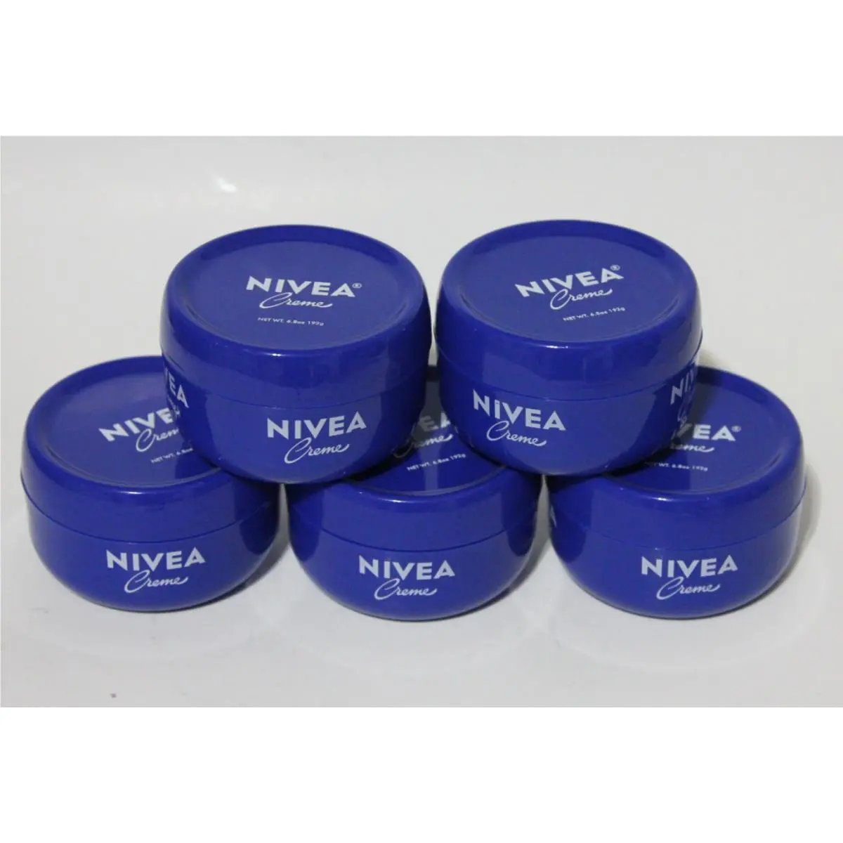 Lot 5 Nivea Creme Face Hand Moisturizing Cream 6.8 OZ