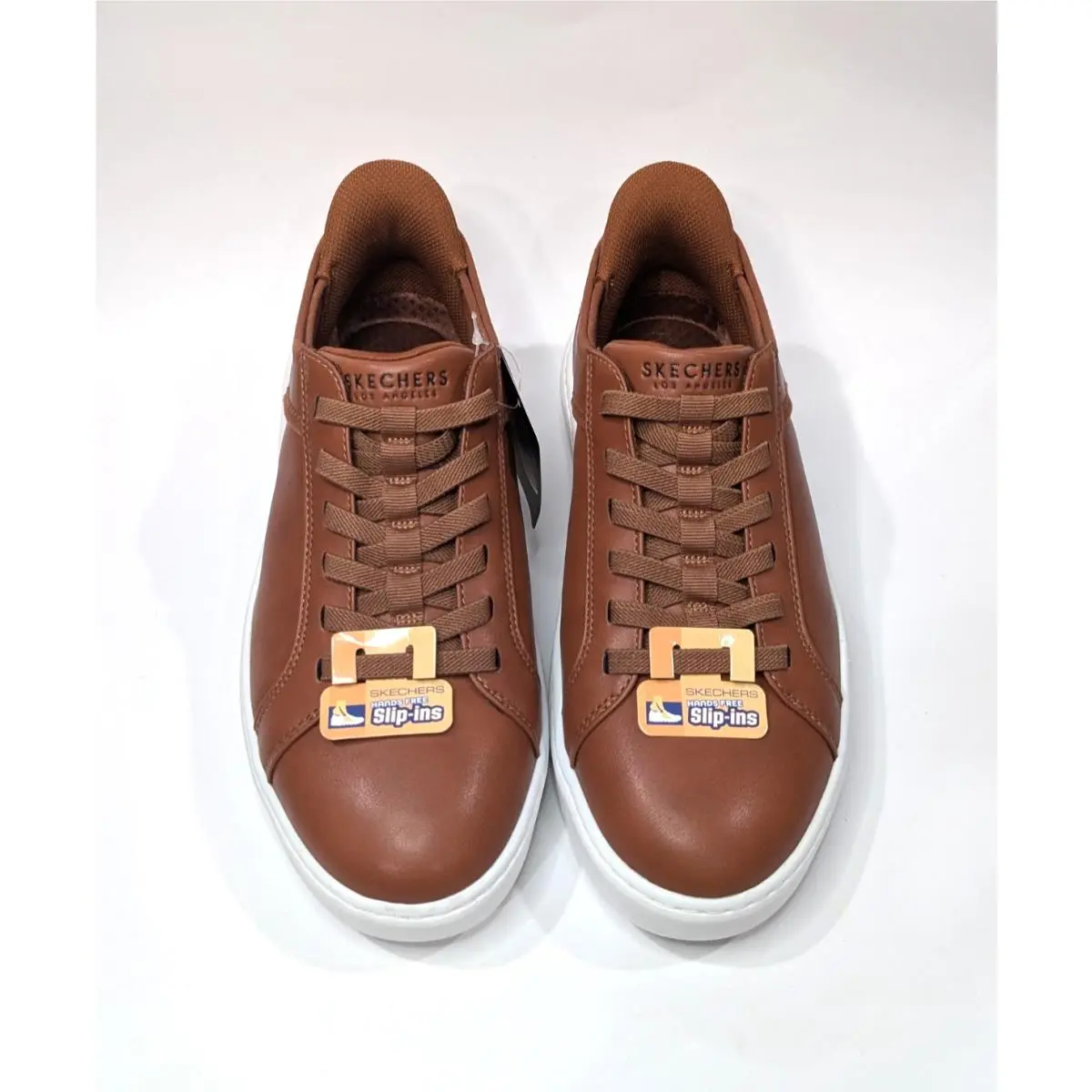 Skechers shoes - Skechers Hands Free Slip-ins Court Break Double Vented - 183177 183177W 183177W/COG - Cognac 10