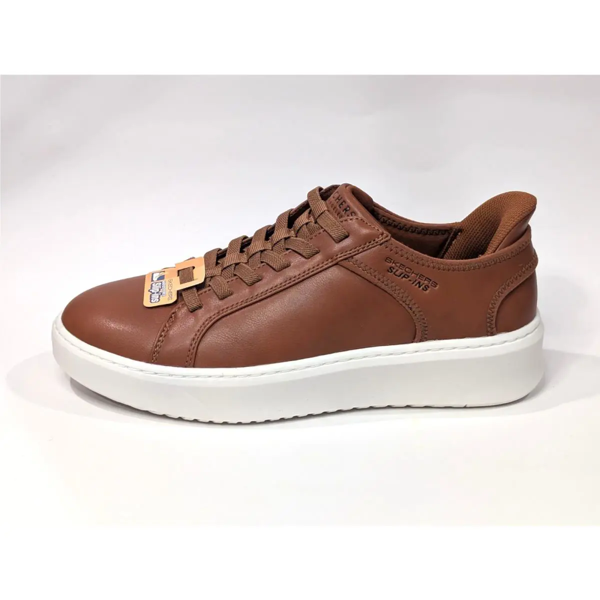 Skechers shoes - Skechers Hands Free Slip-ins Court Break Double Vented - 183177 183177W 183177W/COG - Cognac 14