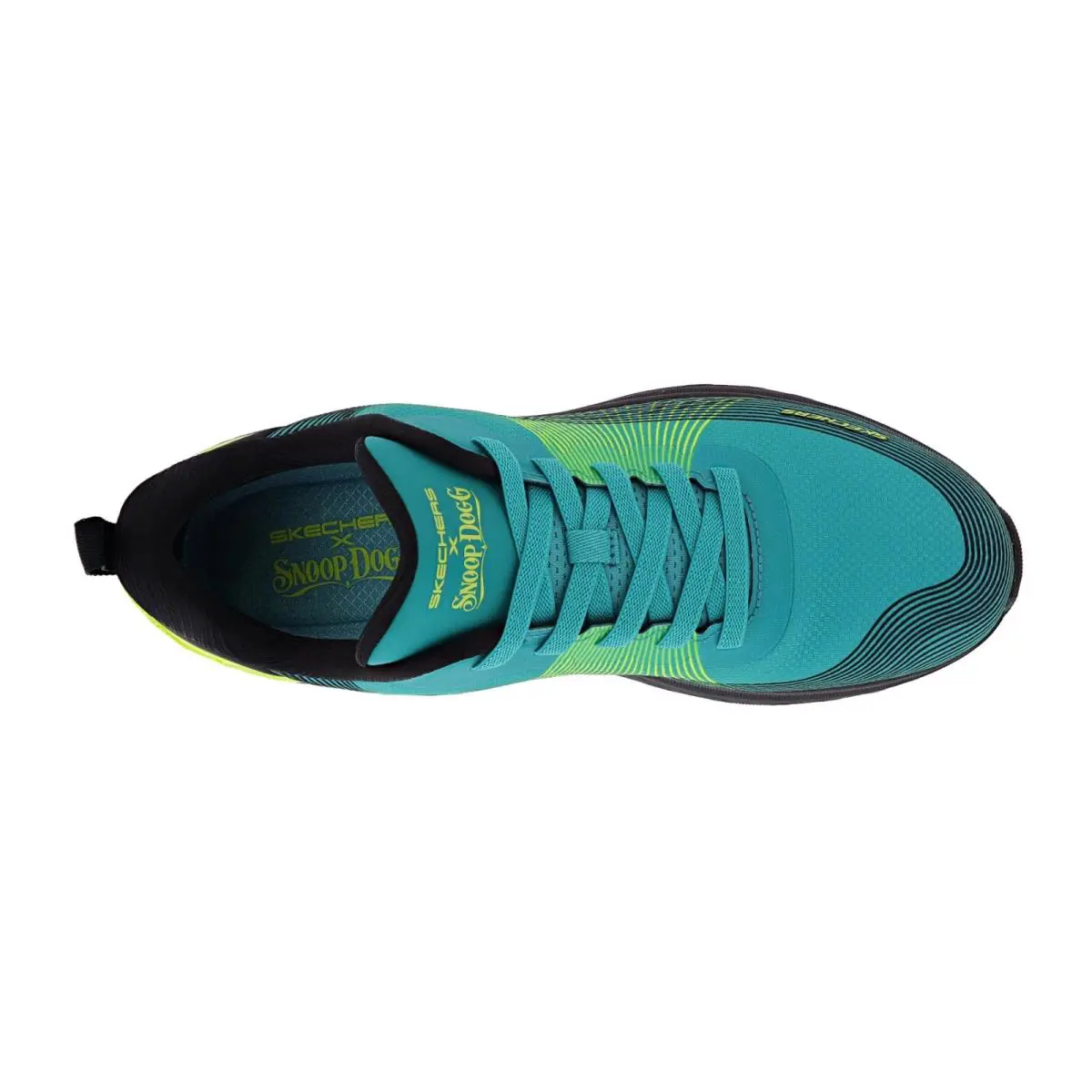 Skechers shoes - Snoop Dogg: Snoop Ace - Cyber Walker - BLACK / GREEN 4