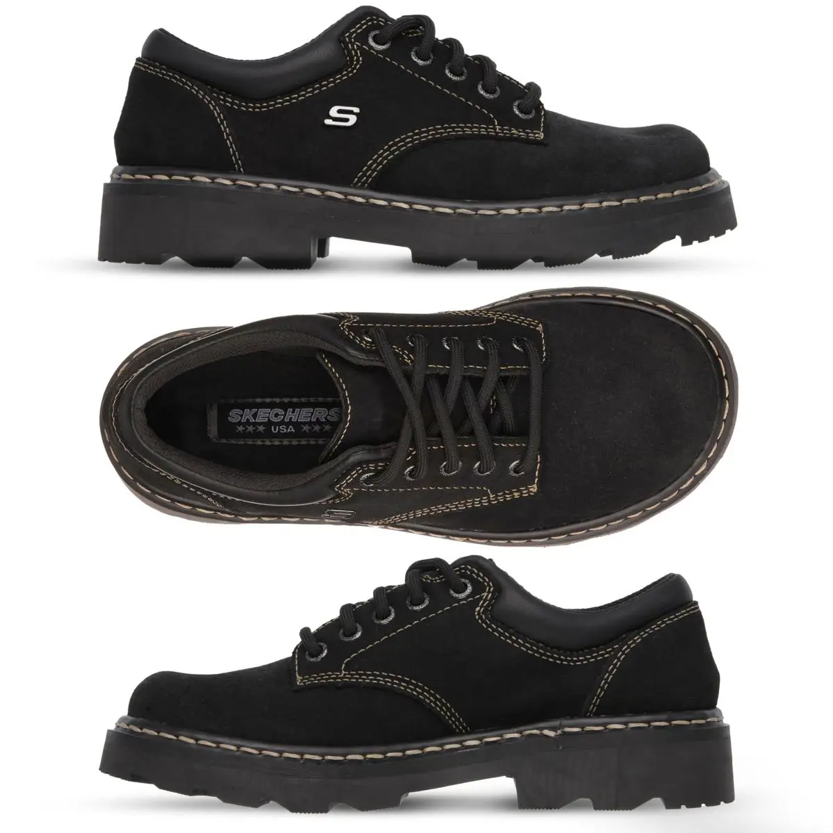 Skechers shoes - 45120 - 45120-BKS - black 4