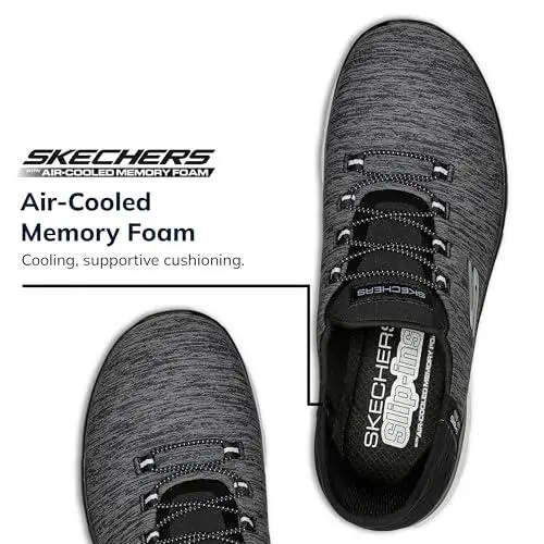 Skechers shoes - 149937 - 149937W - black white 1