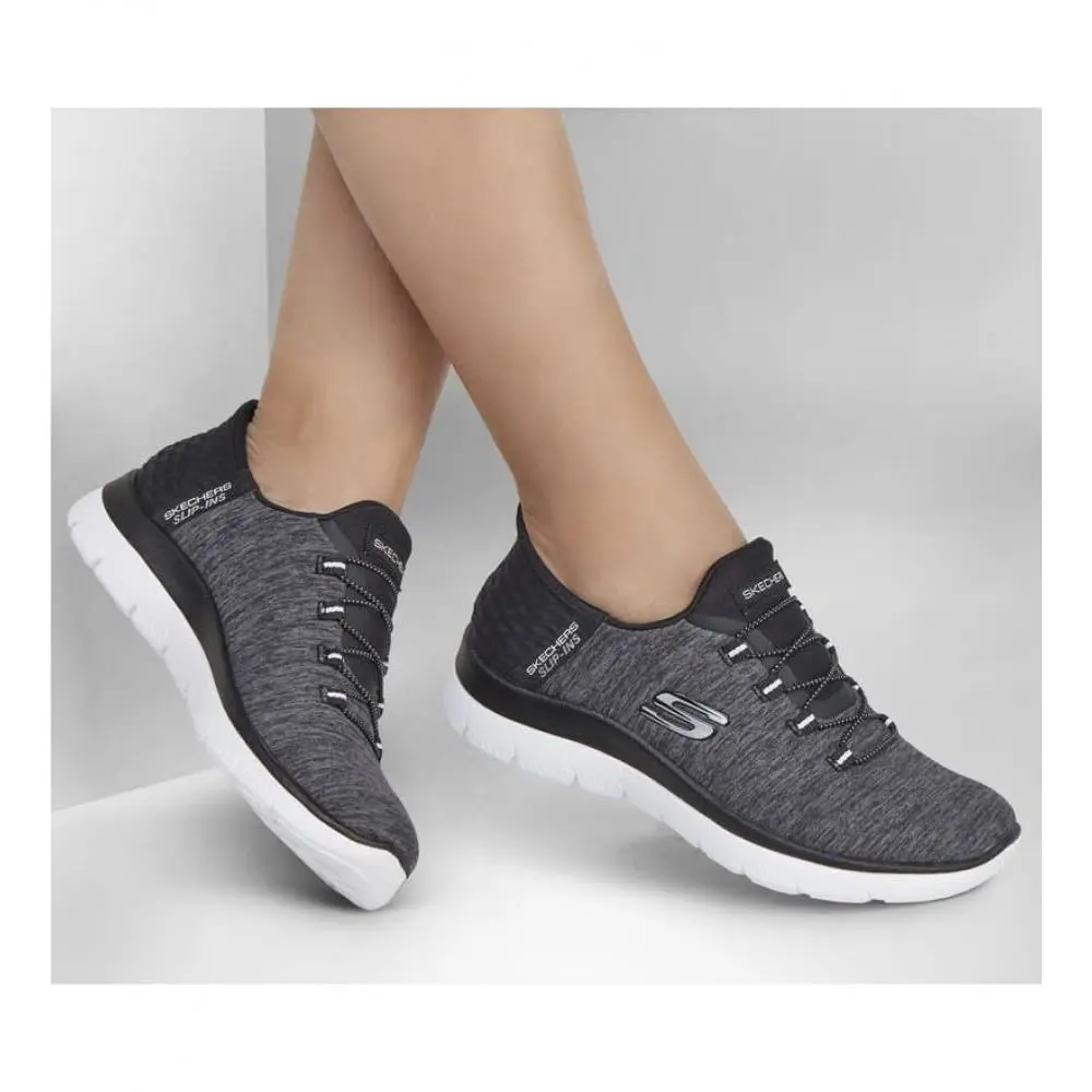 Skechers shoes - 149937 - 149937W - black white 5