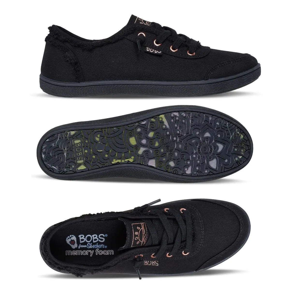 Skechers shoes - 33492 - 33492-100-9 US - black black 5