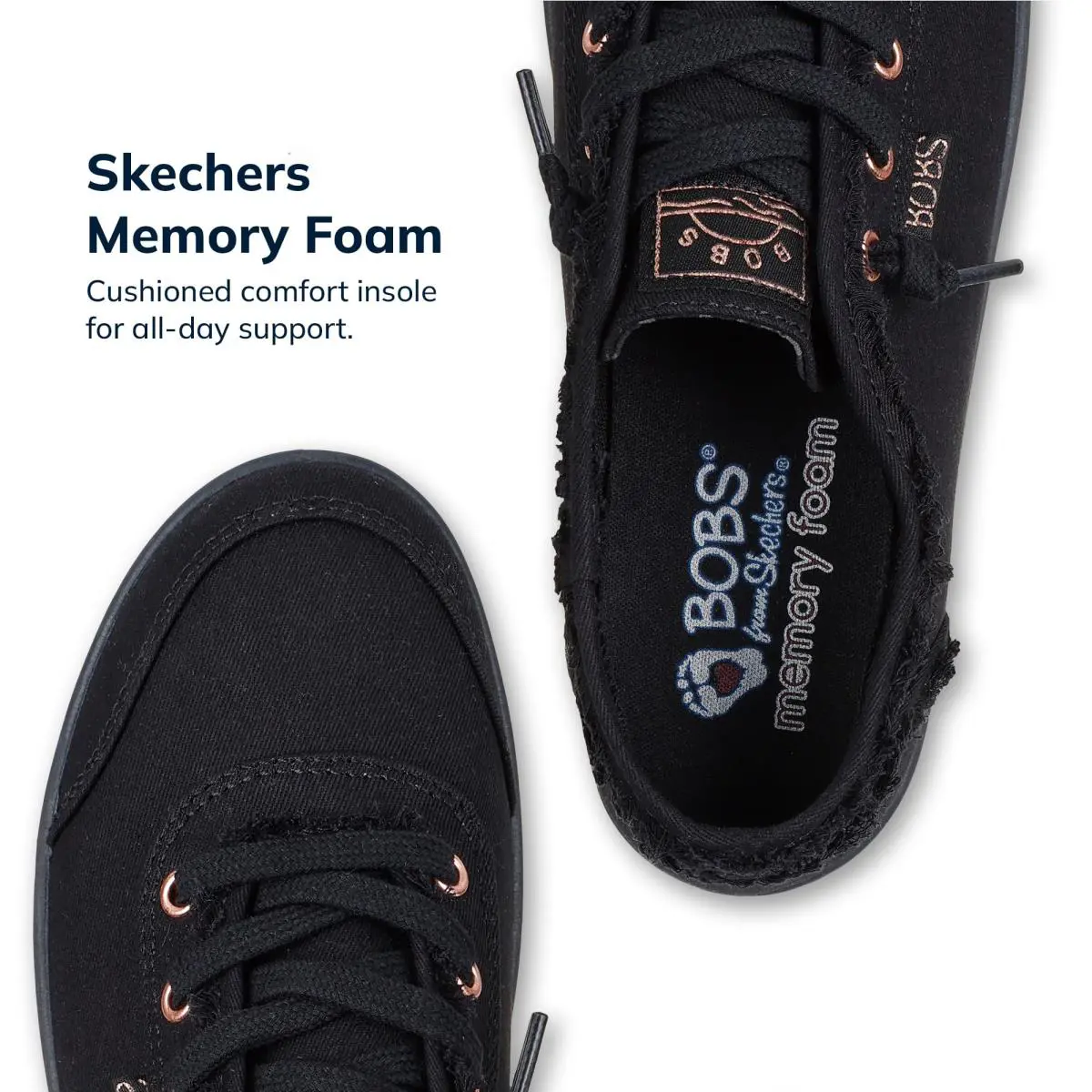 Skechers shoes - 33492 - 33492-100-9 US - black black 1
