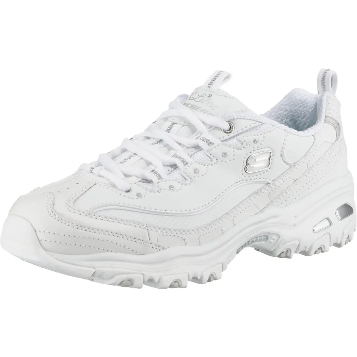 Skechers shoes - 11931 wsl - wsl - 11931-WSL - white silver 8