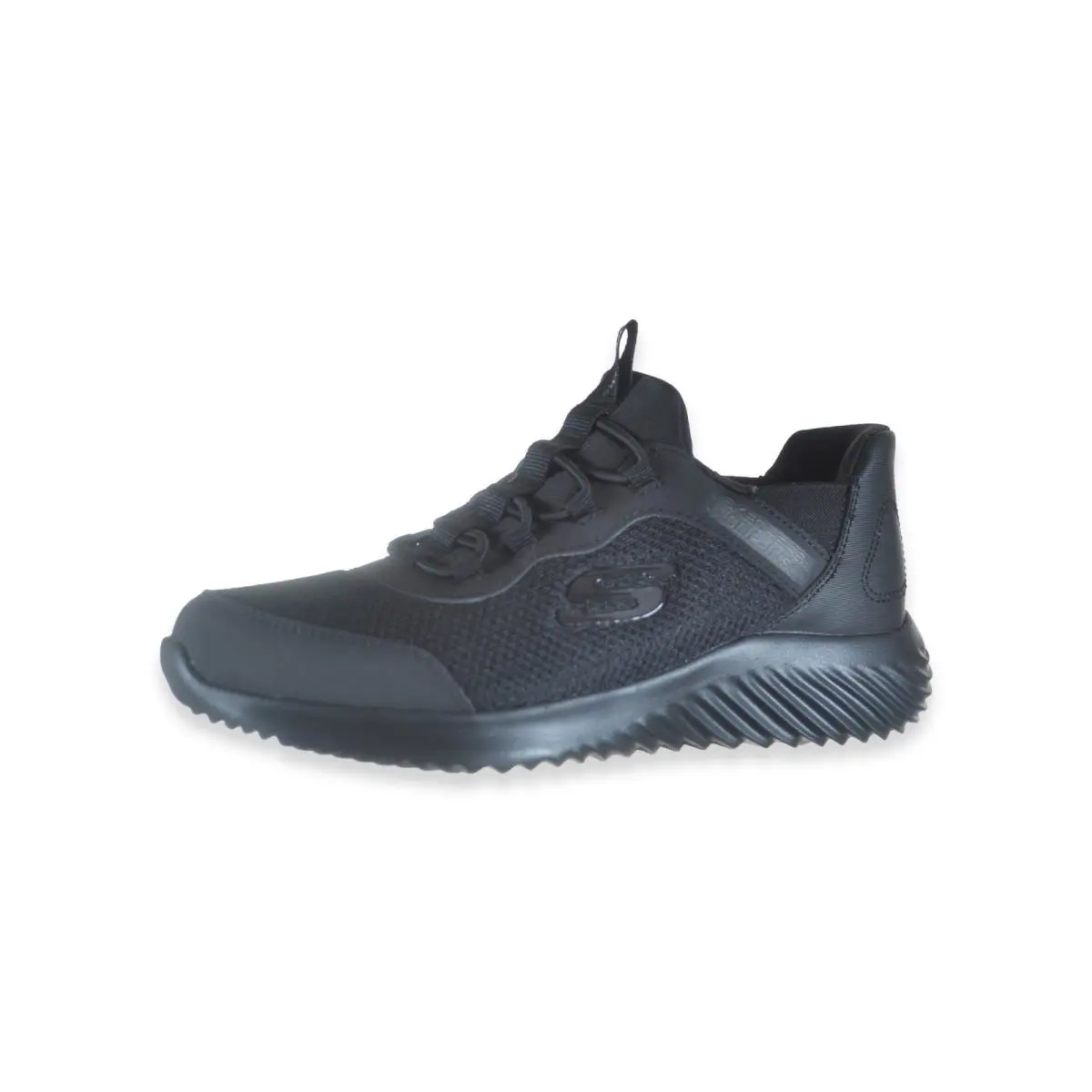 Skechers shoes - Skechers Boys` Burst Sneakers Color: blue/black Size: 1 youth - blue/black 3