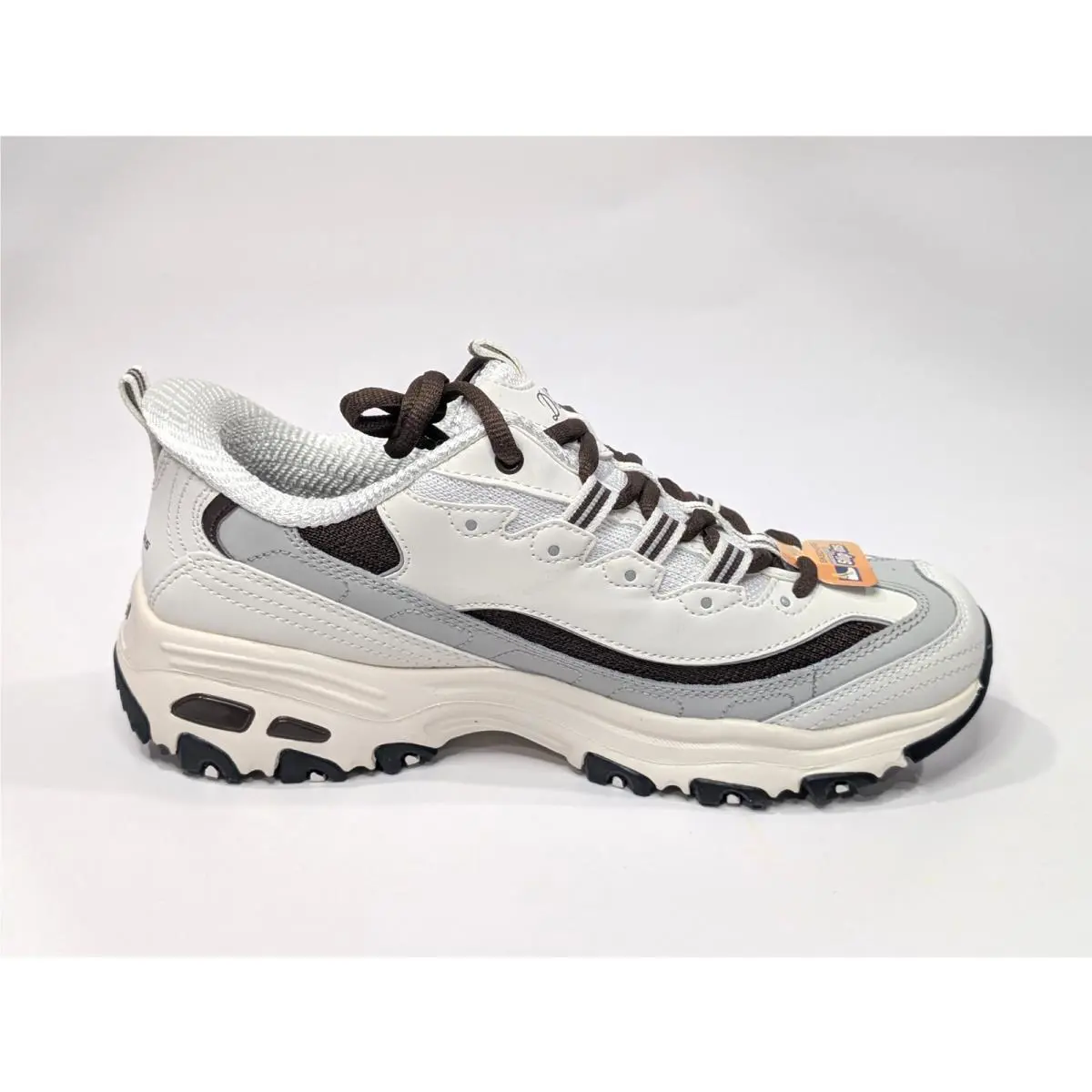 Skechers shoes - Skechers D`Lites Smooth Nostalgia - Smooth Nostalgia - 150537/OWBR - White/Black 6