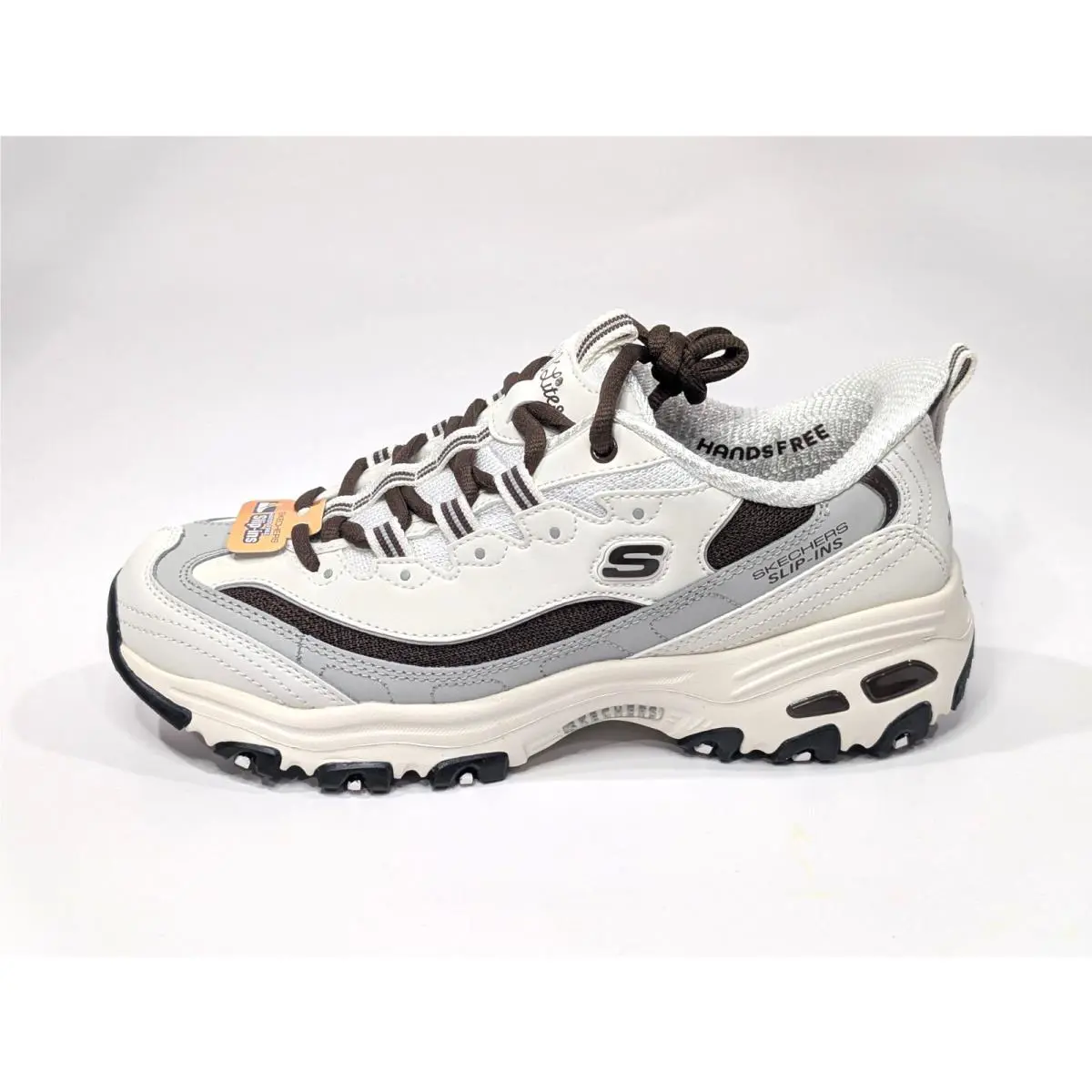 Skechers shoes - Skechers D`Lites Smooth Nostalgia - Smooth Nostalgia - 150537/OWBR - White/Black 15