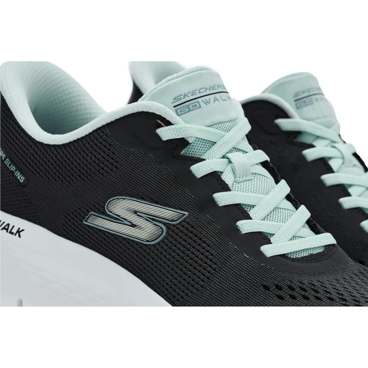 Skechers shoes - Black/Light Blue 4