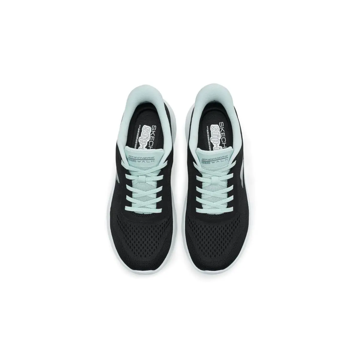 Skechers shoes - Black/Light Blue 14