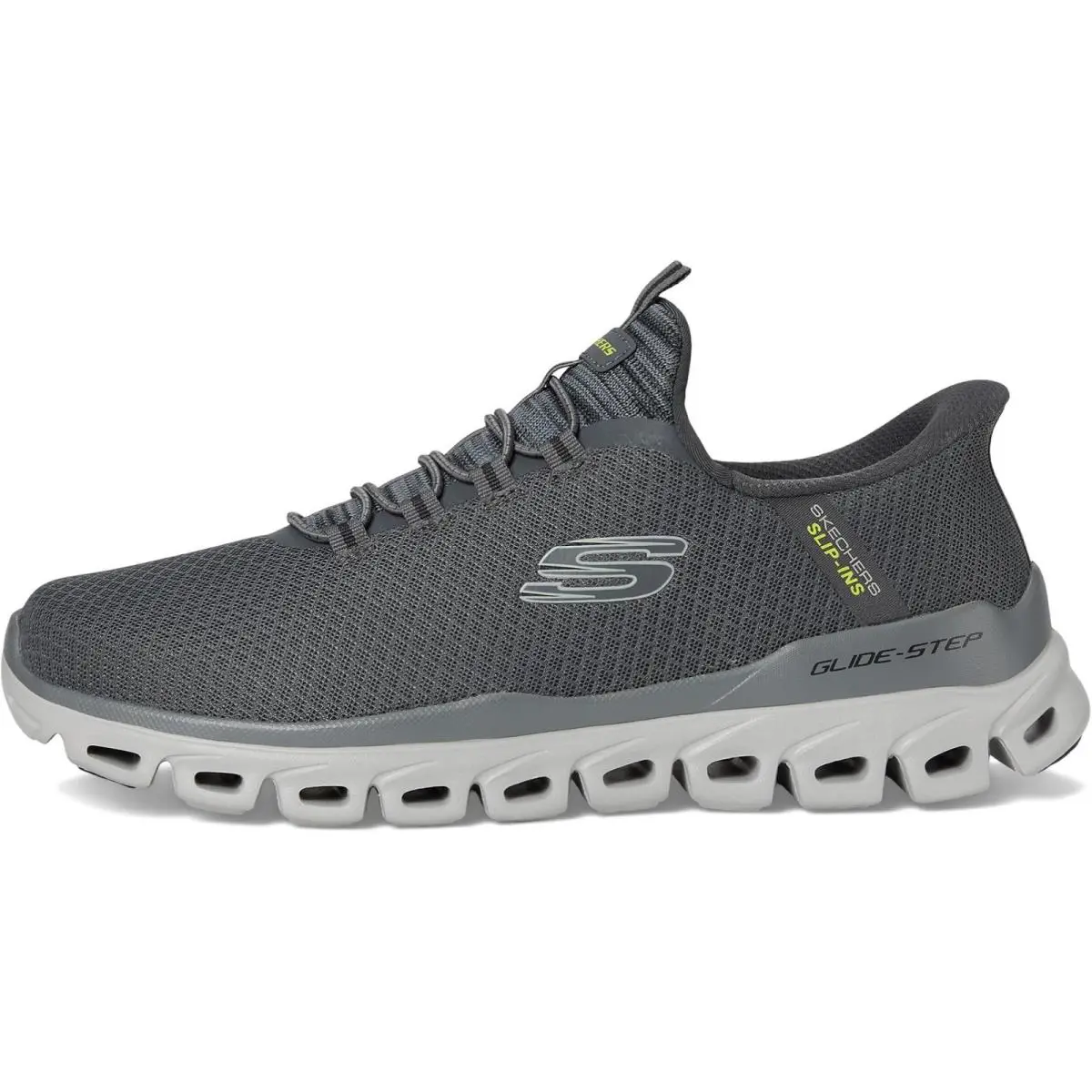Skechers Shoes Men Slip Ins Glide Step Comfort Sport Charcoal Memory Foam 233010 - Charcoal