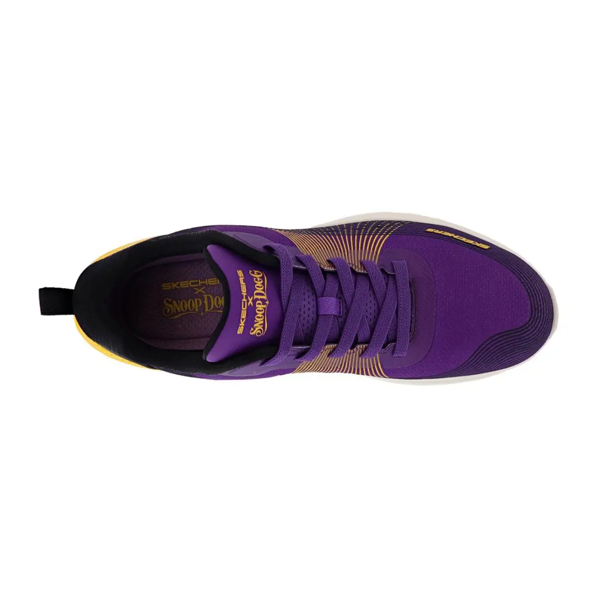 Skechers shoes - Snoop Dogg: Snoop Ace - Cyber Walker - PURPLE / YELLOW 4