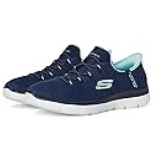 Skechers shoes - NAVY/AQUA 18