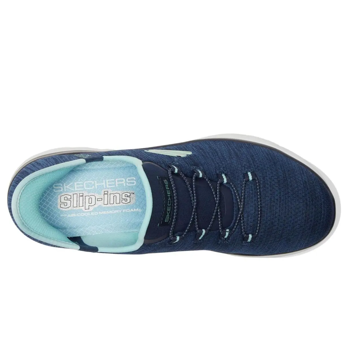 Skechers shoes - NAVY/AQUA 21