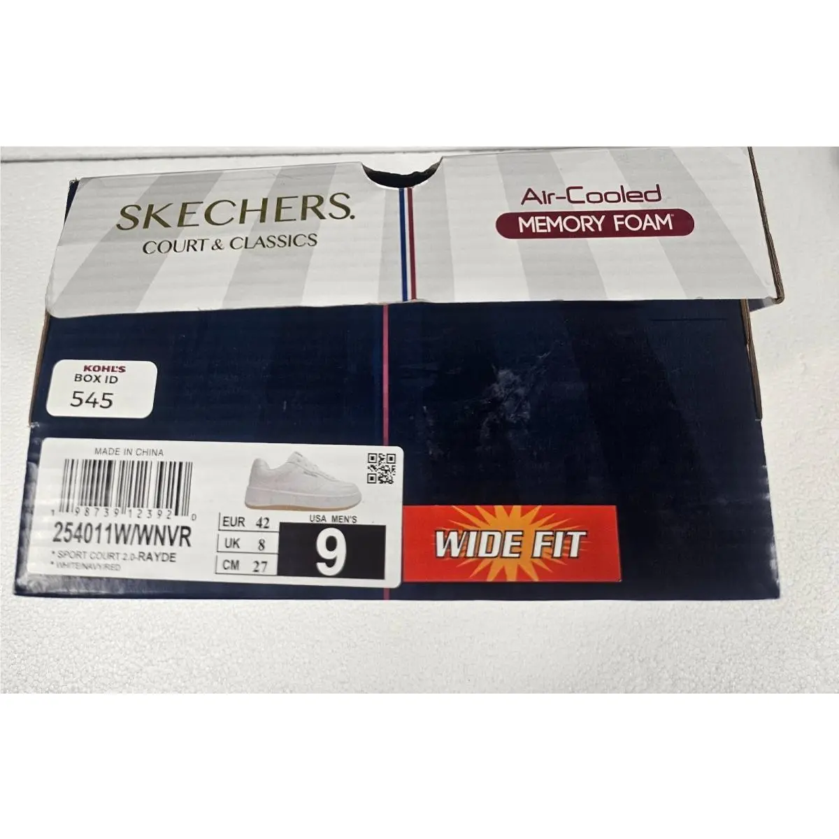 Skechers shoes - Skechers GO RUN - RUN - 254011WWNVR - White 8