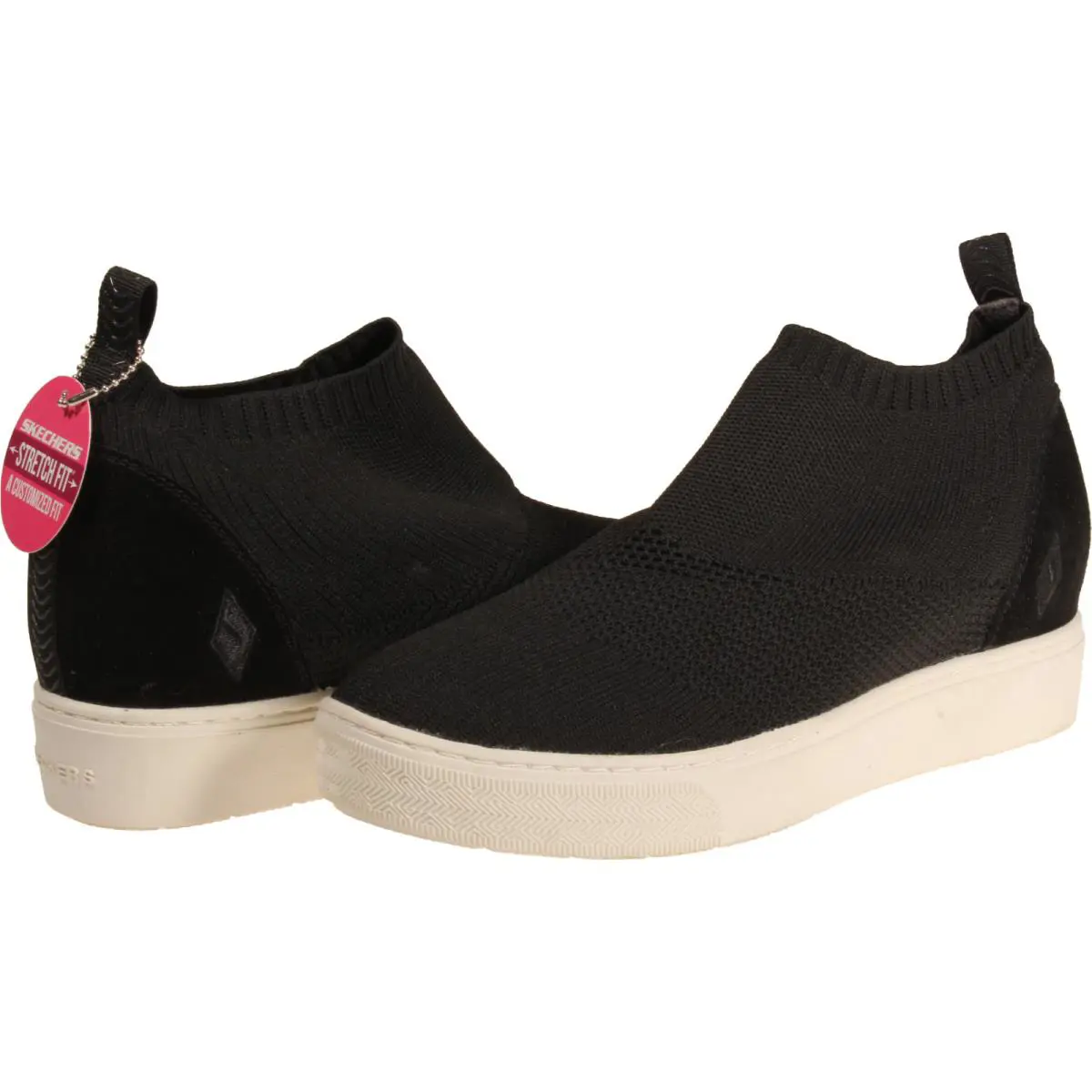 Skechers Street LA Lift Off - Weaver Fever Womens Sneaker Black US Size 10 - Black