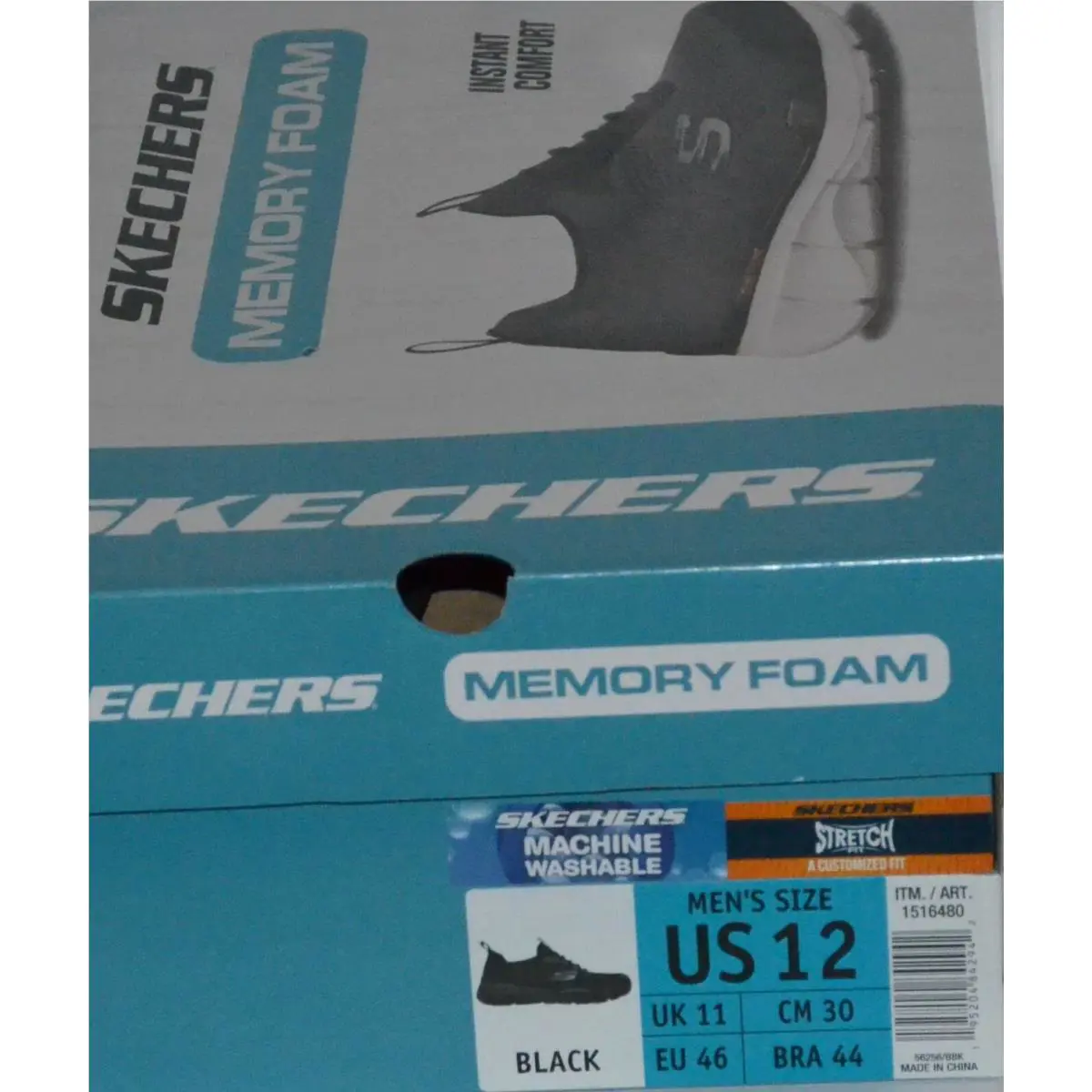 Skechers shoes - Instant Comfort Memory Foam - Instant Comfort Memory Foam - Black (UPC: 195204067987) 6