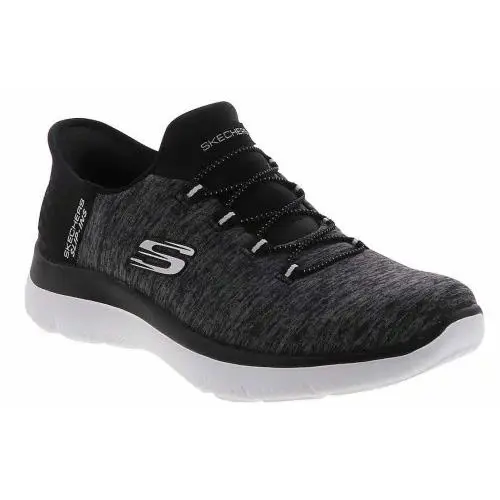 Skechers Summits Dazzling Haze Women`s Sneakers Shoes Memory Foam Size 8 Wide - Black