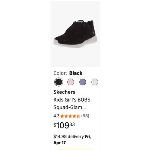 Skechers shoes - Skechers BOBS Squad-Glam League - BOBS League - 117282 - Black (UPC: 195969412381) 1