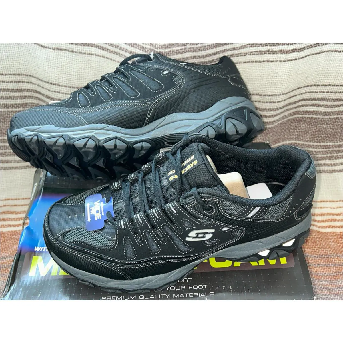 Skechers shoes - Afterburn 12W - Afterburn - BLACK/CHARCOAL (UPC: 0683973781185) 2