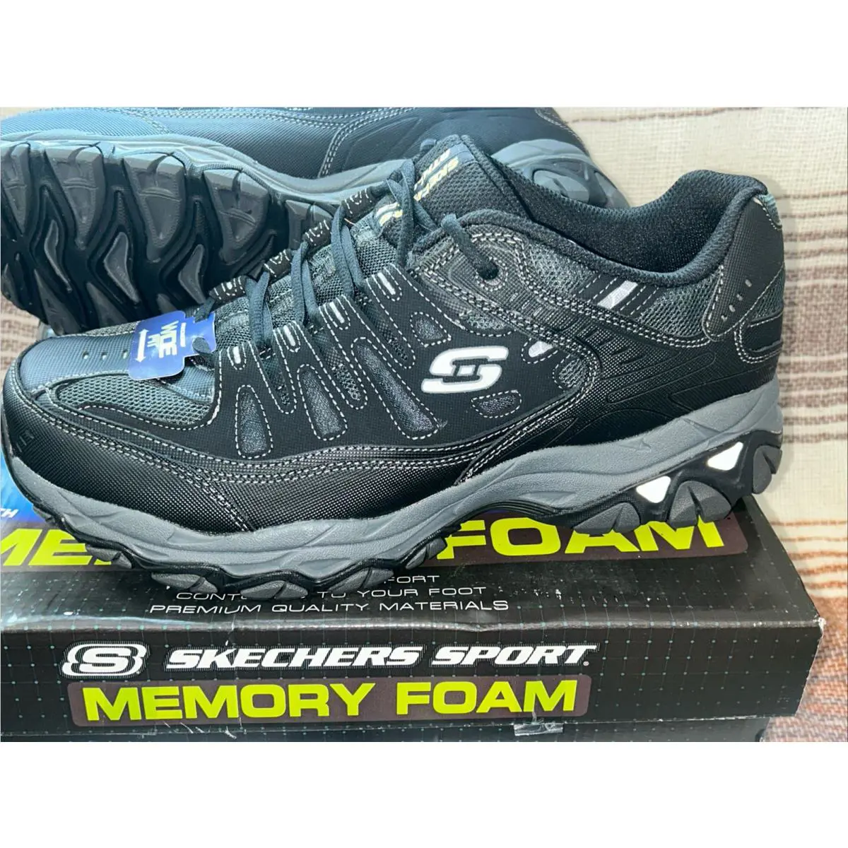 Skechers shoes - Afterburn 12W - Afterburn - BLACK/CHARCOAL (UPC: 0683973781185) 3