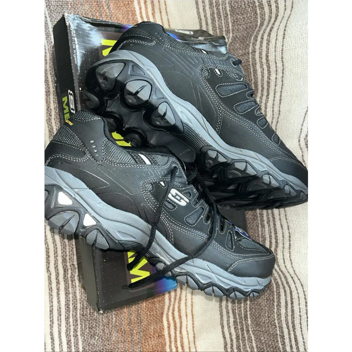 Skechers shoes - Afterburn 12W - Afterburn - BLACK/CHARCOAL (UPC: 0683973781185) 4