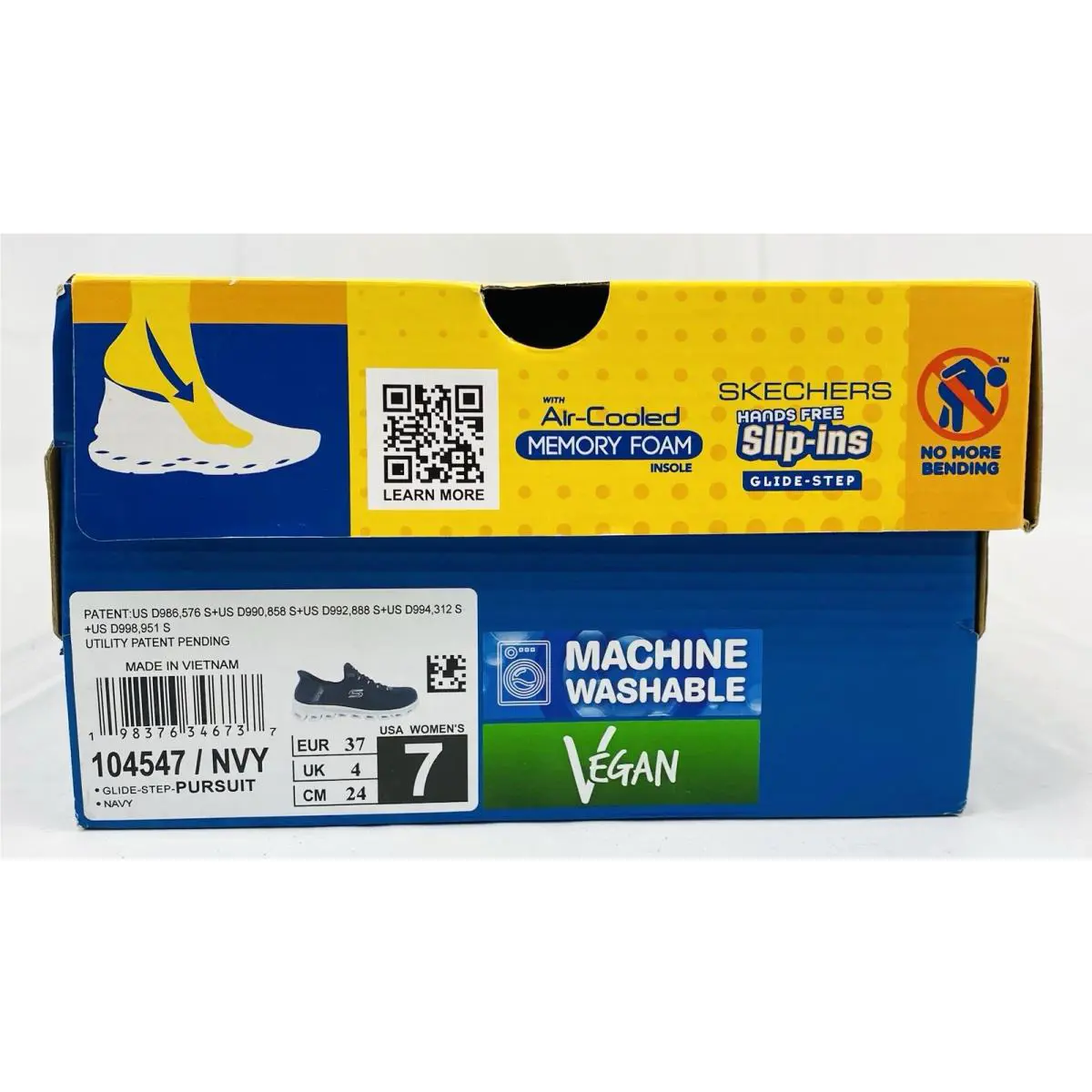 Skechers shoes - SKECHERS Glide-Step Pursuit Slip-ins - Pursuit - 104547 - Navy Blue (UPC: 198376346737) 11