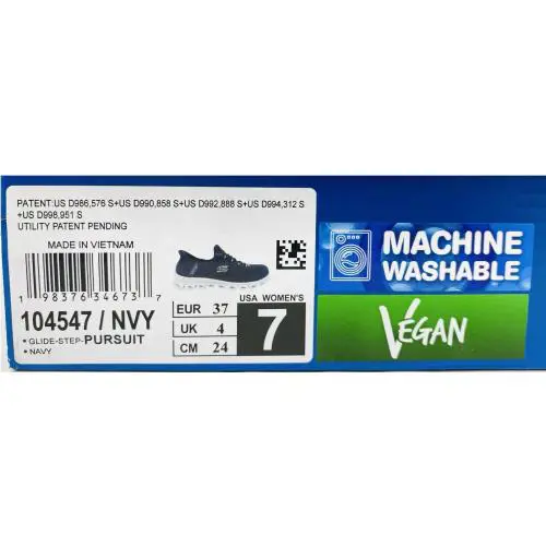 Skechers shoes - SKECHERS Glide-Step Pursuit Slip-ins - Pursuit - 104547 - Navy Blue (UPC: 198376346737) 12