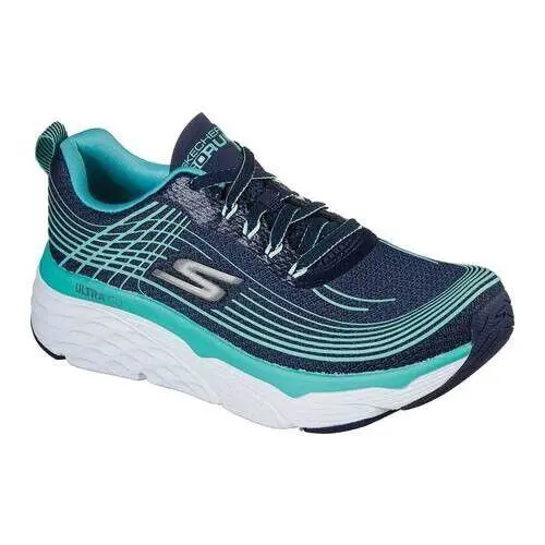 Skechers Z1574 Womens Navy Max Cushioning Elite Running Shoe Size 8 M - Blue