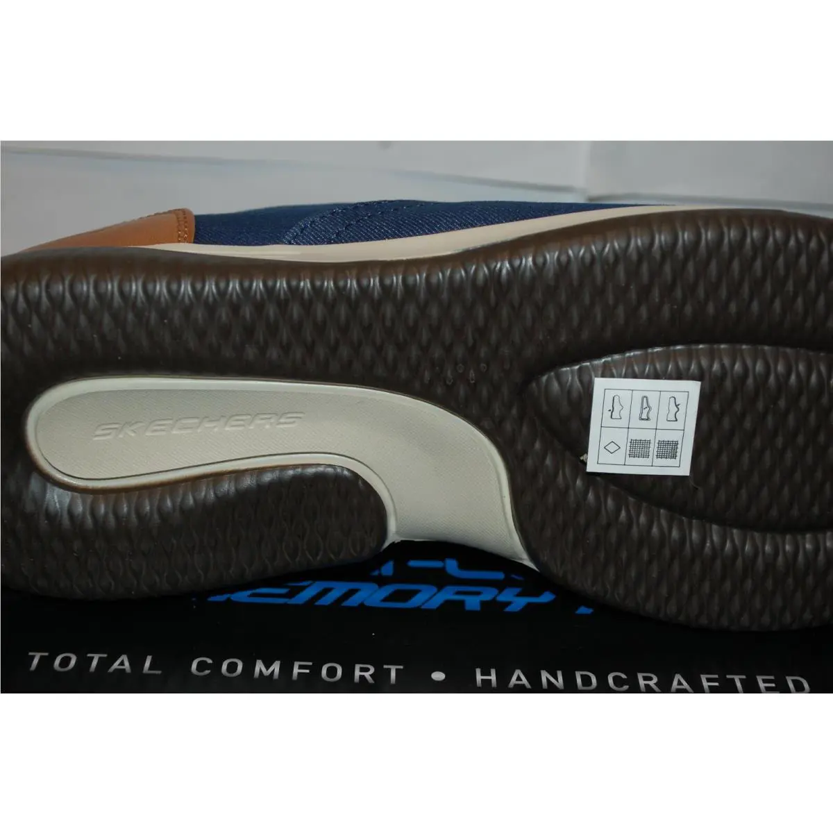 Skechers shoes - Memory Foam Air Cooled - Memory Foam Air Cooled - Blue (UPC: 194428751139) 6