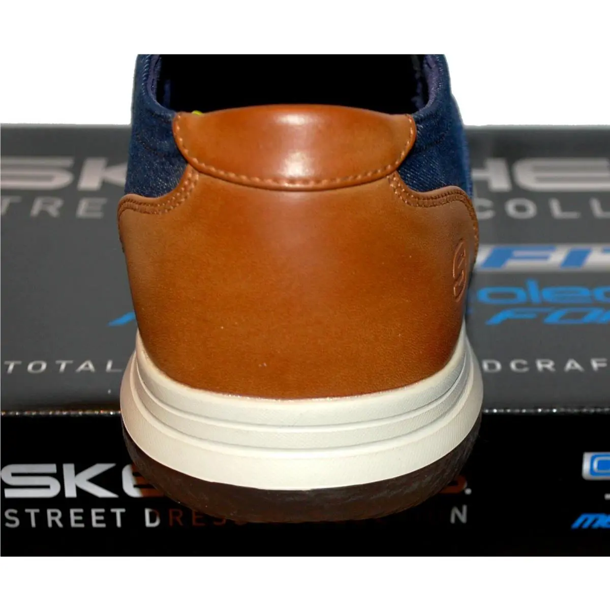 Skechers shoes - Memory Foam Air Cooled - Memory Foam Air Cooled - Blue (UPC: 194428751139) 7
