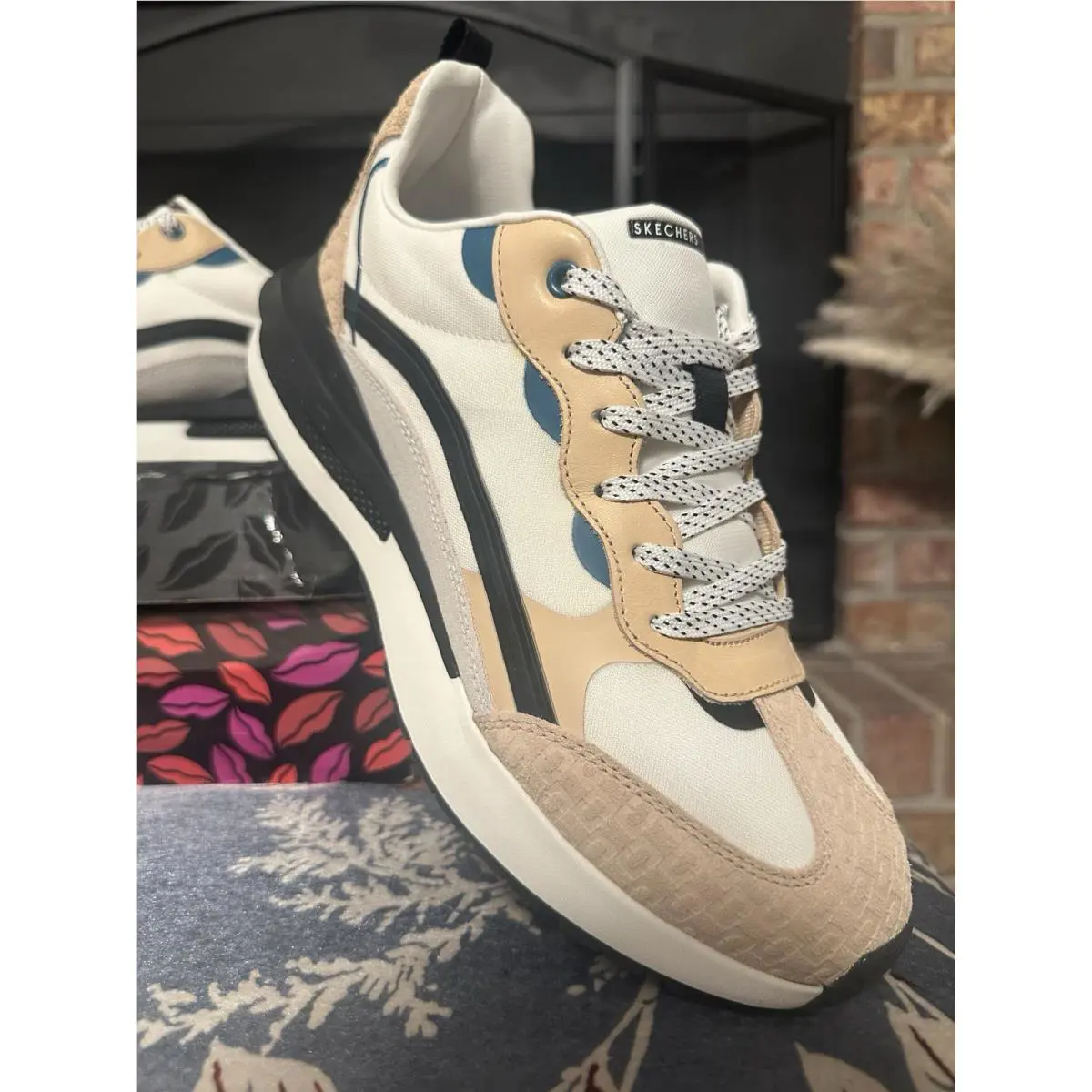 Skechers shoes - Skechers Diane von Furstenberg - Diane von Furstenberg - Natural / Black / Neutral tones 0