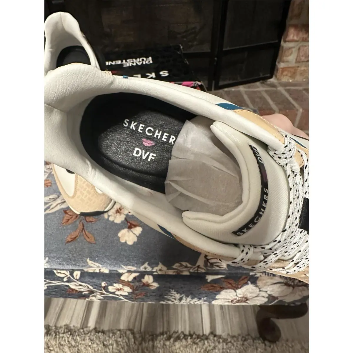 Skechers shoes - Skechers Diane von Furstenberg - Diane von Furstenberg - Natural / Black / Neutral tones 4