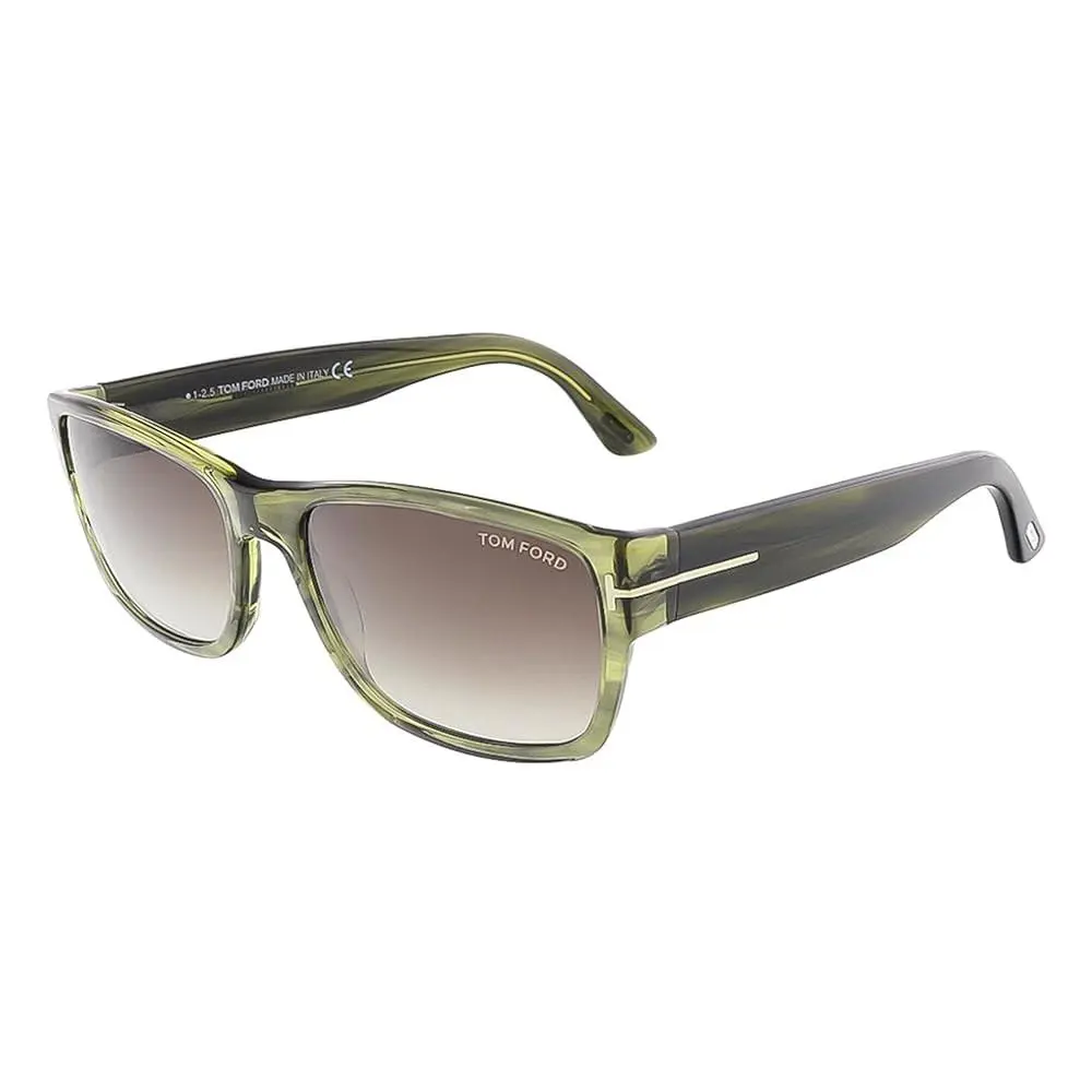 Tom Ford Men`s Mason Rectangular 58mm Gradient Sunglasses Light Green FT0445-95K
